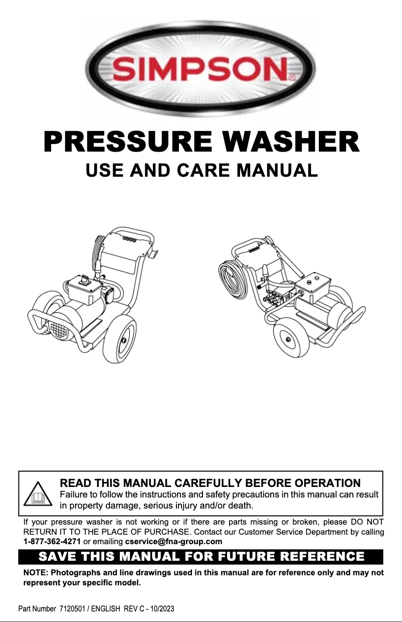 First page image of the manual for IR2030012B