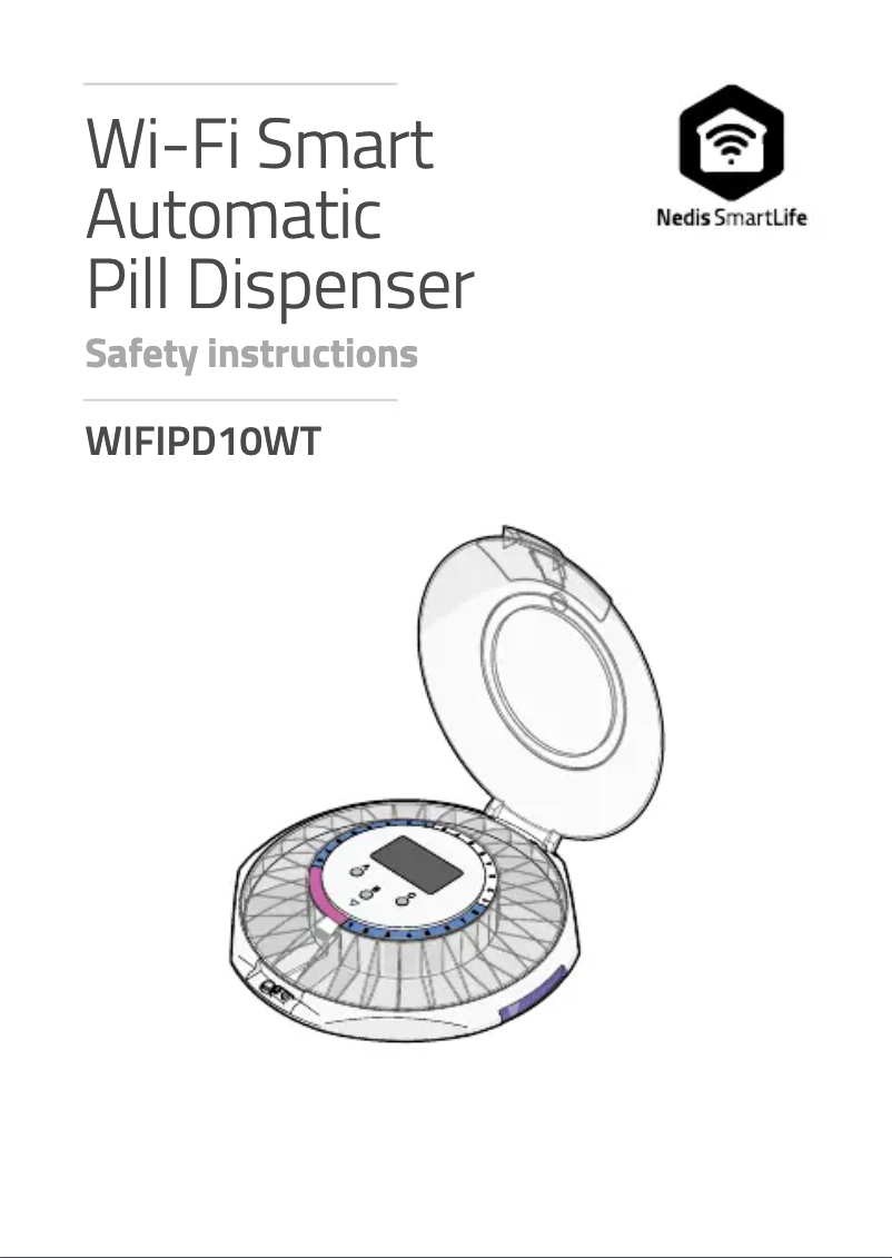 Page 1 of the manual User Manual Nedis WIFIPD10WT
