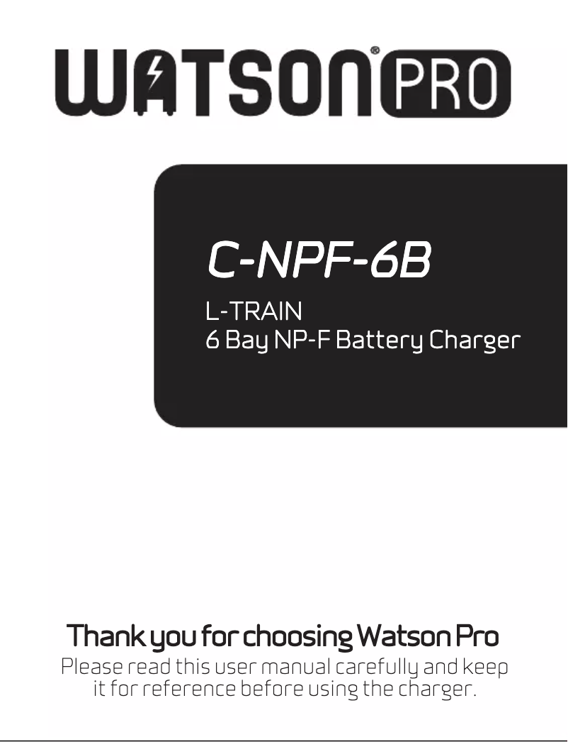 First page image of the manual for C-NPF-6B