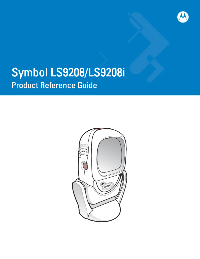 First page image of the manual for Symbol LS9208i