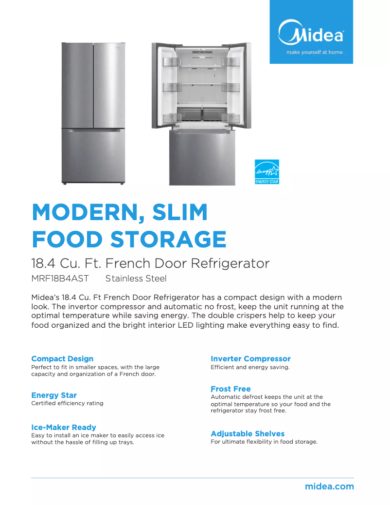 First page image of the manual for MRF18B4AST