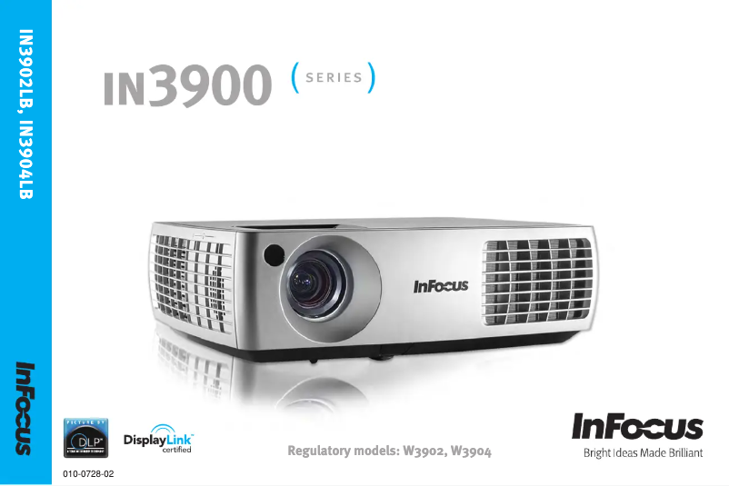 First page image of the manual for IN3902