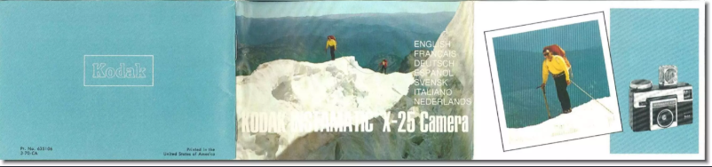 Page 1 of the manual User Manual Kodak Instamatic X-25