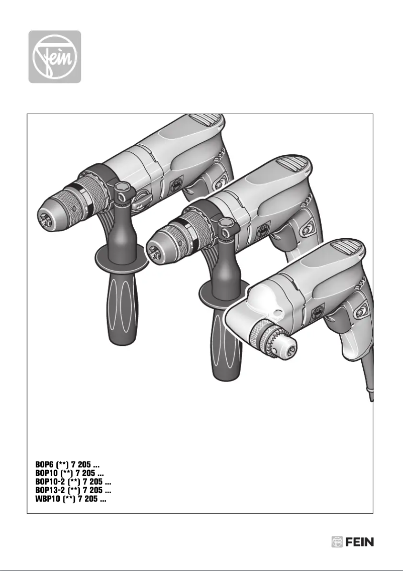 First page image of the manual for WBP 10