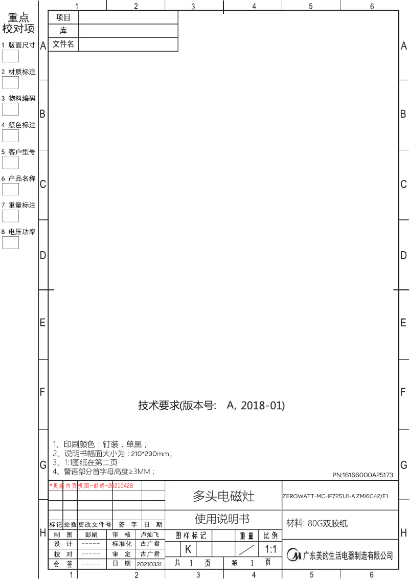 First page image of the manual for ZMI6C42/E1