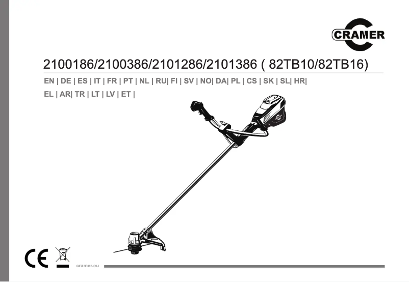 First page image of the manual for 82TB16