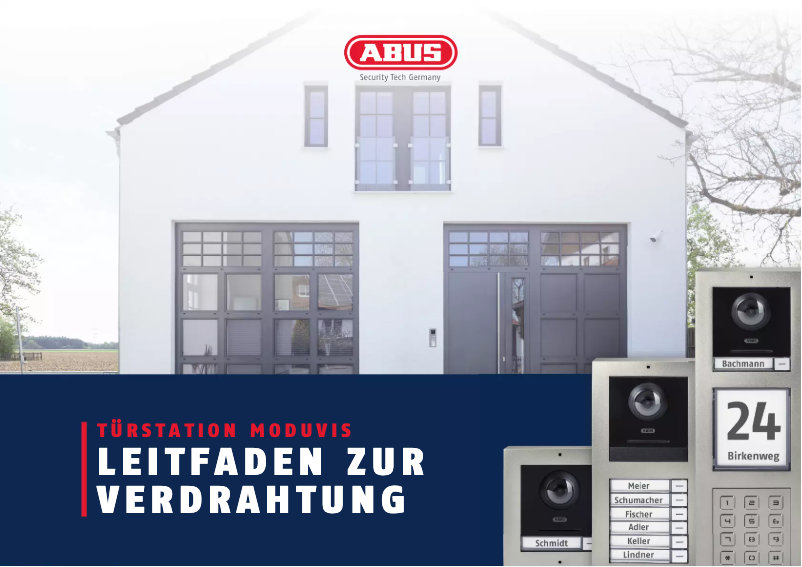 Page 1 of the manual Wiring Diagram Abus TVHS20010