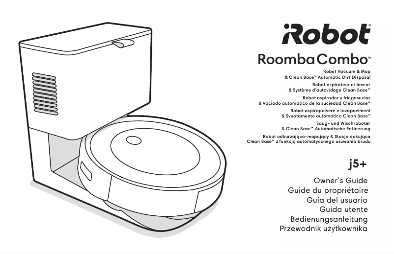 First page image of the manual for Roomba j5