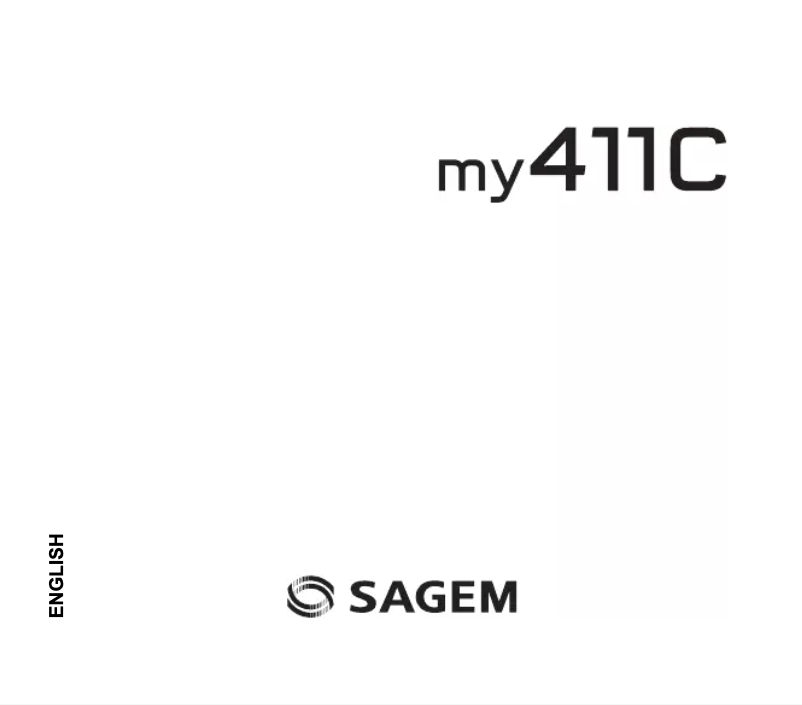 Page 1 of the manual User Manual Sagem my411C