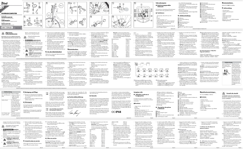 First page image of the manual for 109642-14-01