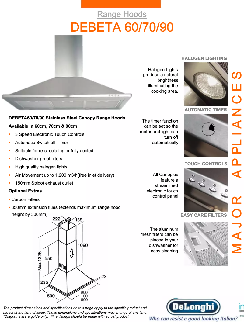 First page image of the manual for DEBETA60