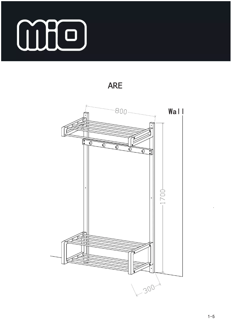 First page image of the manual for Åre