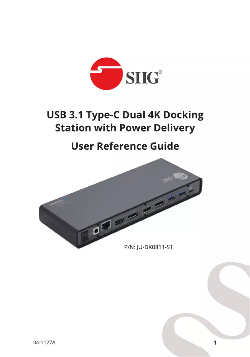 Image de la première page du manuel de l'appareil JU-DK0811-S1