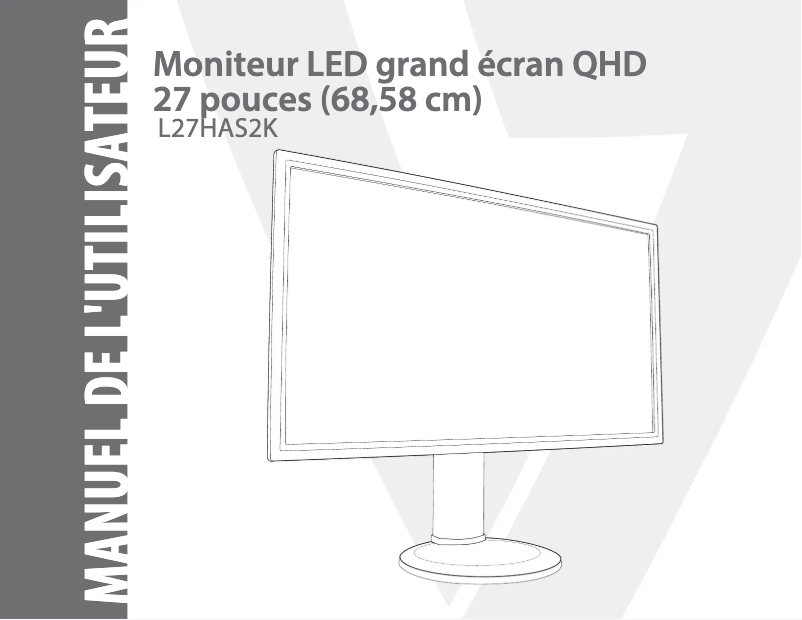 Image de la première page du manuel de l'appareil L27HAS2K
