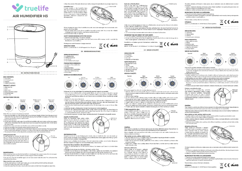 First page image of the manual for AIR Humidifier H3