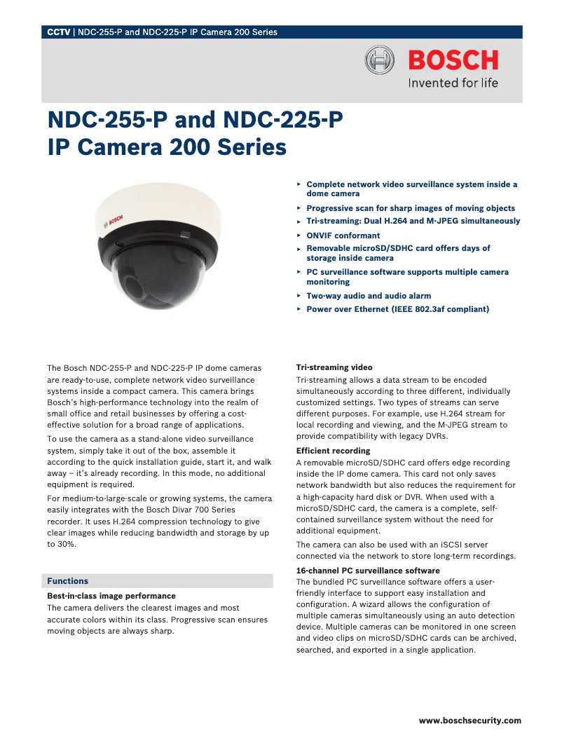 First page image of the manual for NDC-255-P