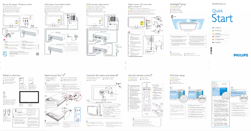 First page image of the manual for 37PFL5603D