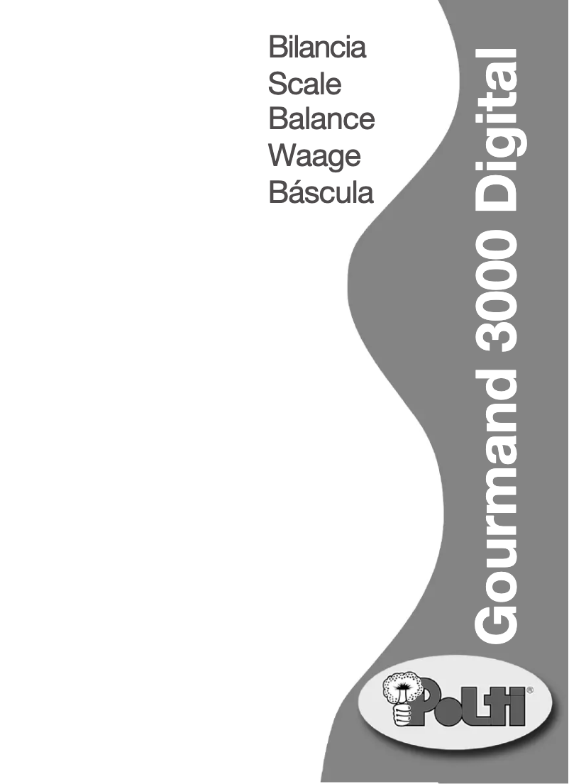 First page image of the manual for Gourmand 3000 digital
