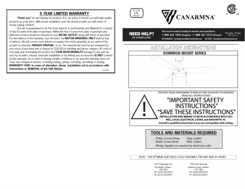 First page image of the manual for Wallis