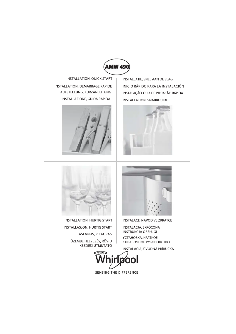 Page 1 of the manual User Manual Whirlpool AMW 490 IX