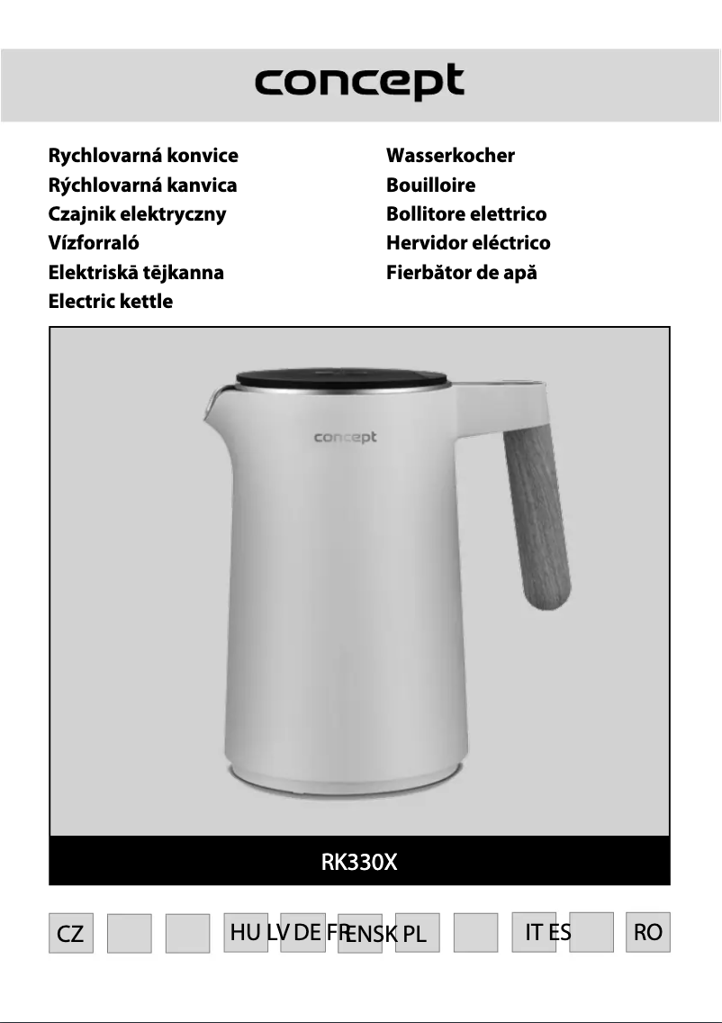Page 1 of the manual User Manual Concept RK3304