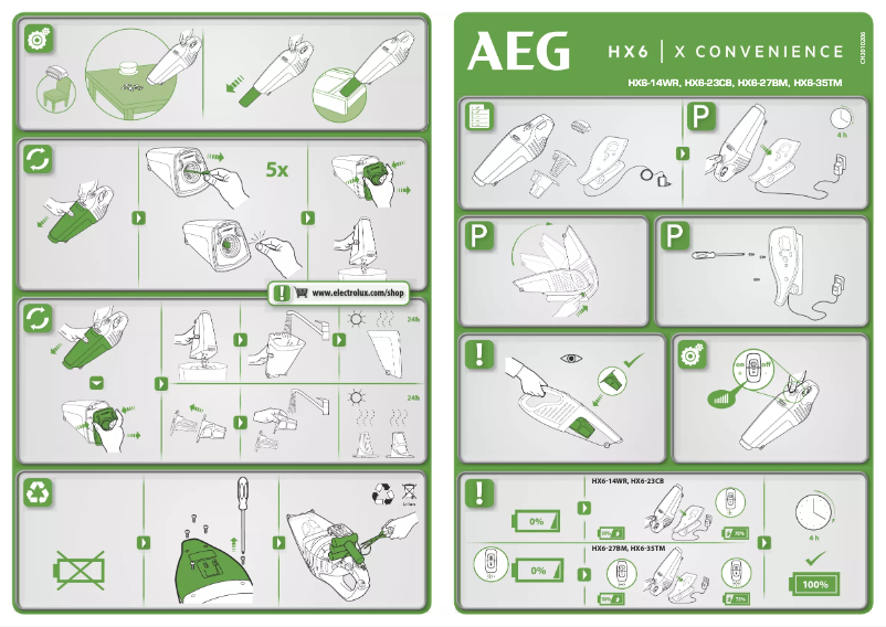 Page 1 of the manual User Manual AEG X Convenience HX6-23CB