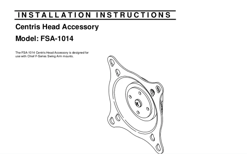First page image of the manual for KSA1014S
