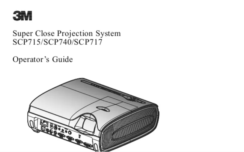 First page image of the manual for SCP717