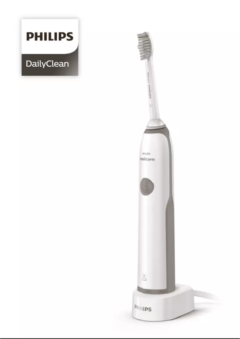First page image of the manual for Sonicare Elite+ HX3296