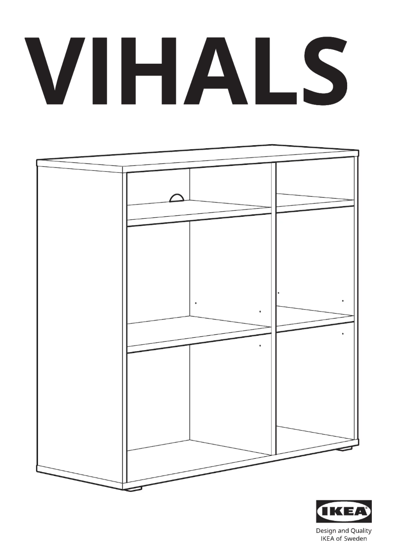 Page 1 of the manual User Manual Ikea VIHALS 305.429.11