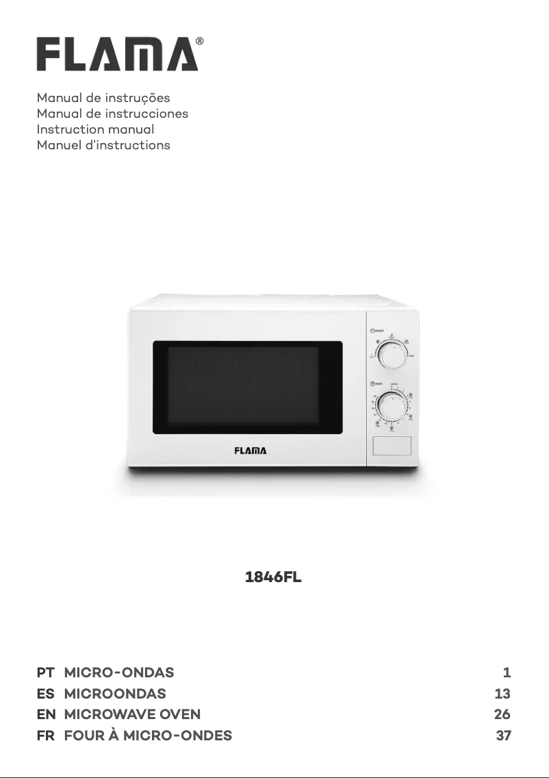 Page 1 of the manual User Manual Flama 1846FL