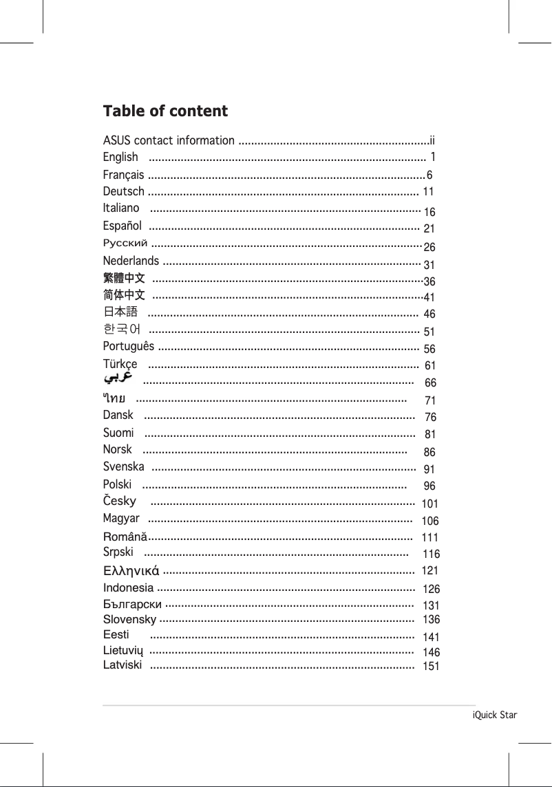 Page 1 of the manual User Manual Asus 13VH192C