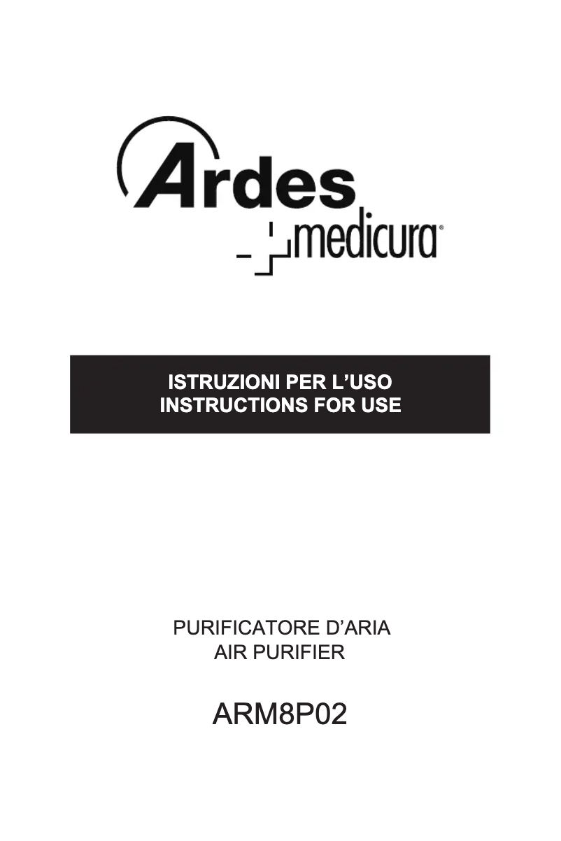 First page image of the manual for ARM8P02