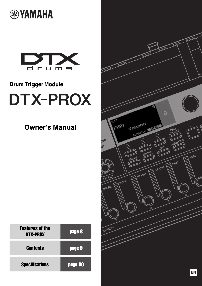First page image of the manual for DTX10K-X