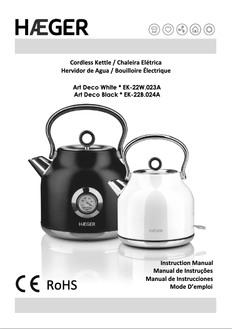 Page 1 of the manual User Manual Haeger Deco EK-22B.024A