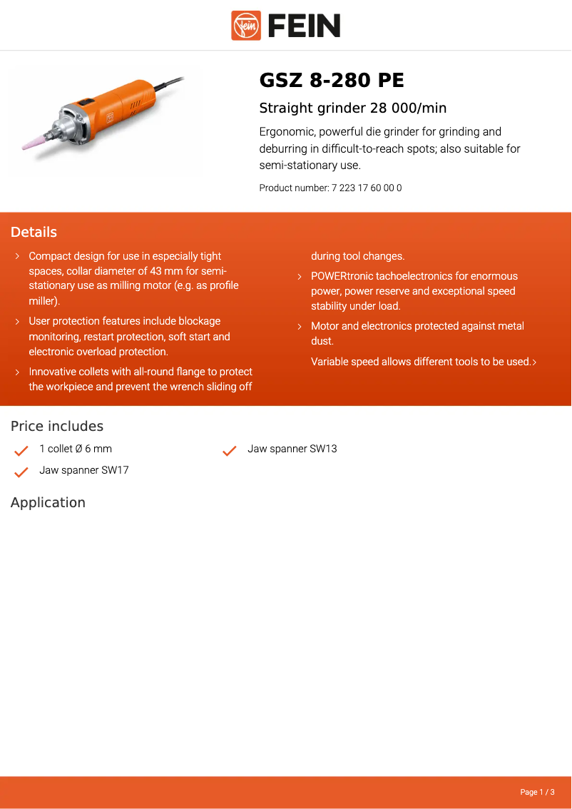 First page image of the manual for GSZ 8-280 PE