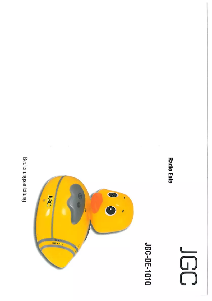 First page image of the manual for DE-1010