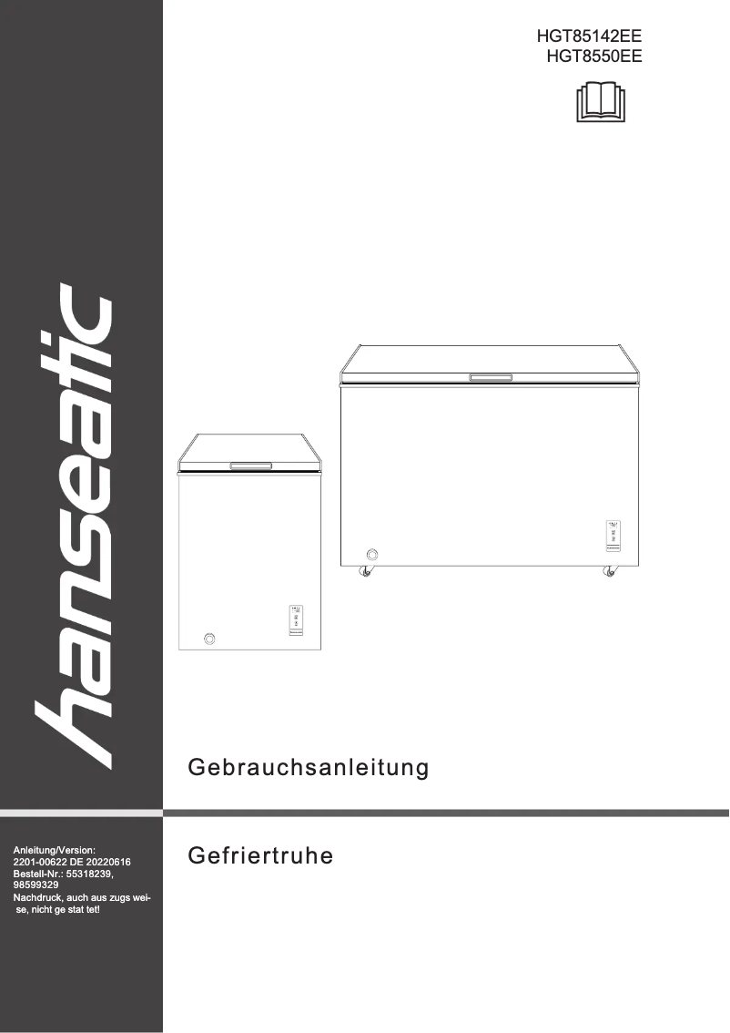 Page 1 of the manual User Manual Hanseatic HGT85142EE