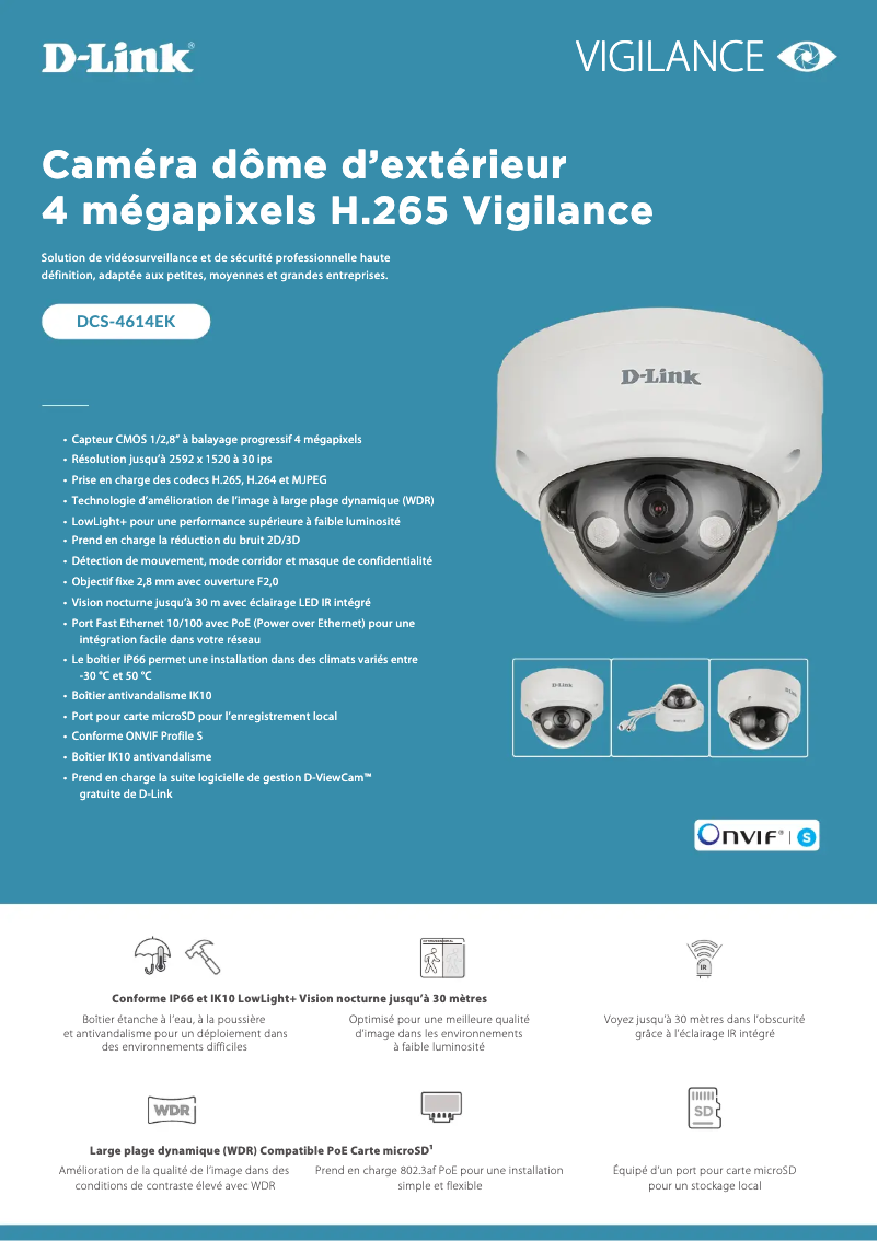 First page image of the manual for Vigilance DCS-4614EK