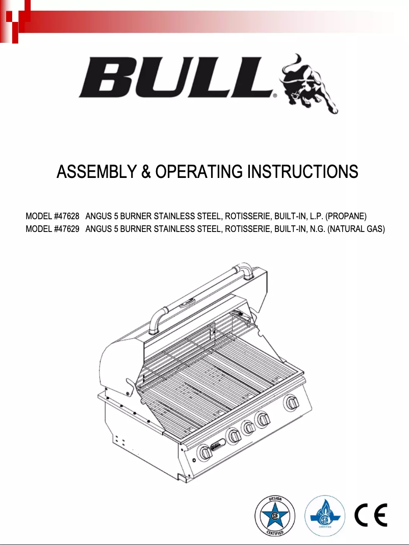 Page 1 of the manual User Manual Bull Angus 44000