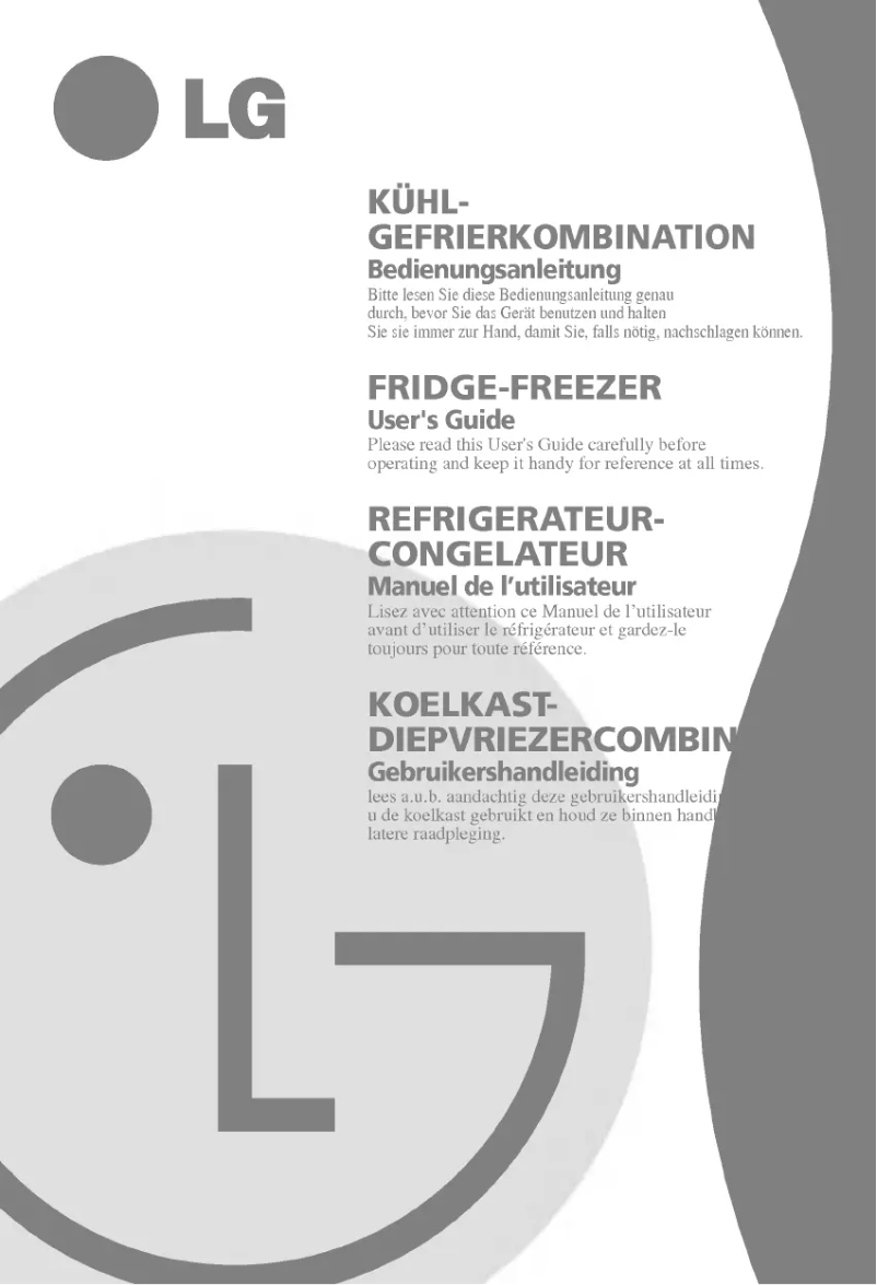 First page image of the manual for GR-359SLQ