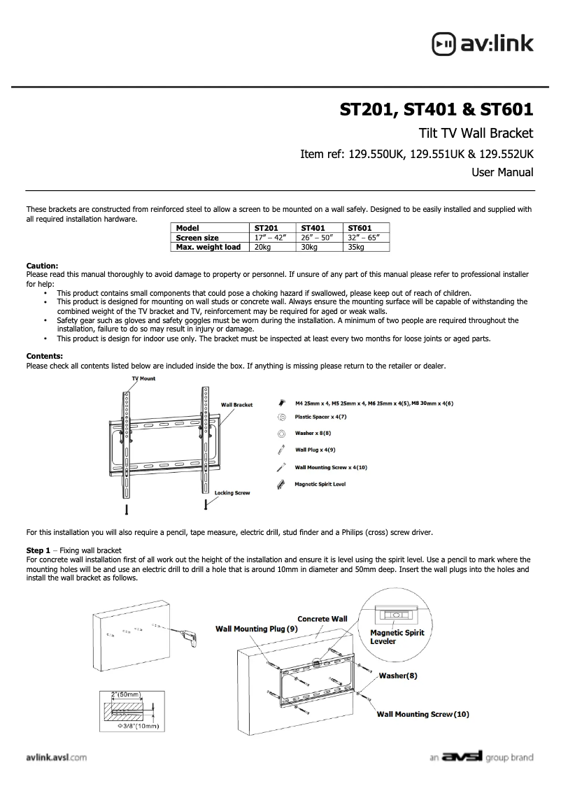 Image de la première page du manuel de l'appareil ST401
