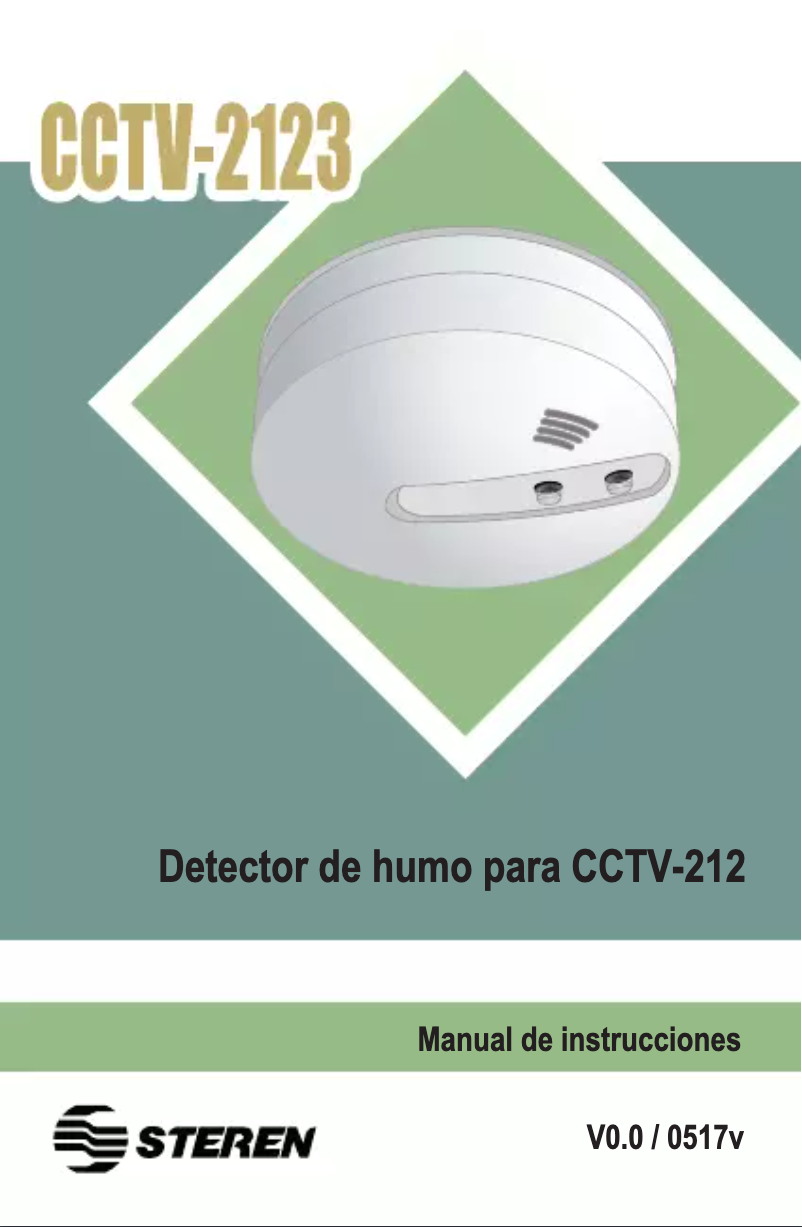 First page image of the manual for CCTV-2123