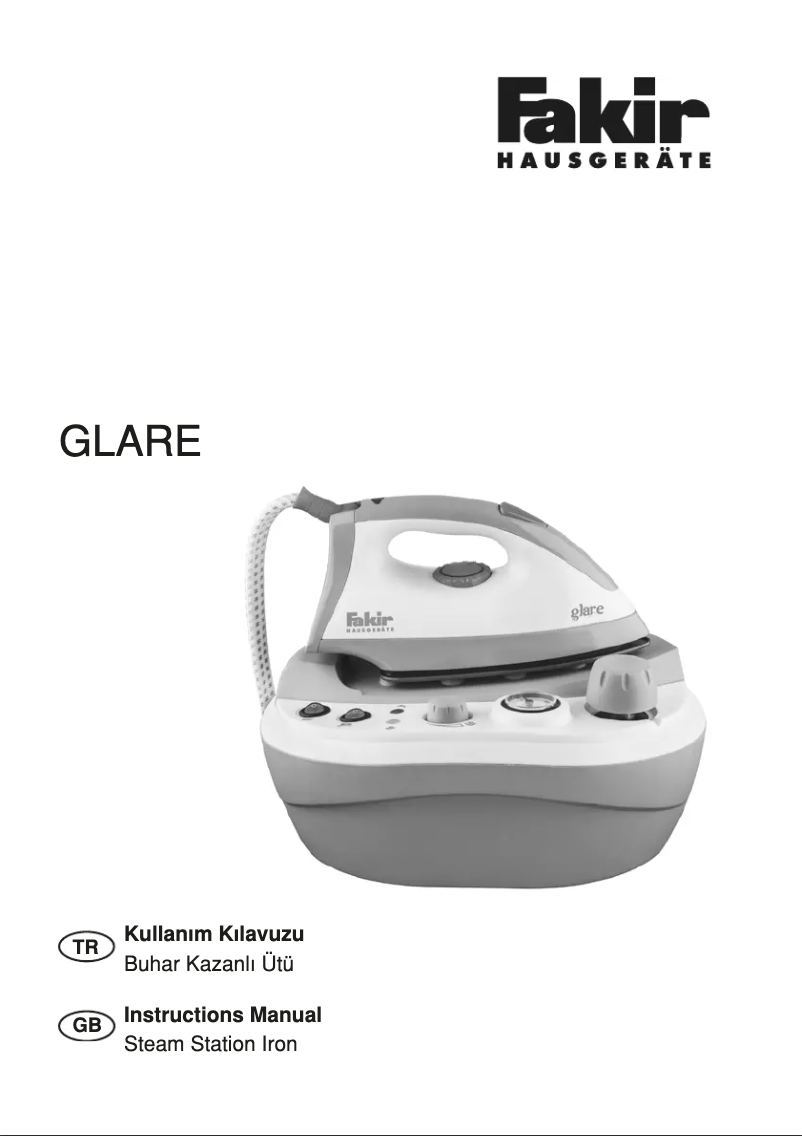 First page image of the manual for Glare