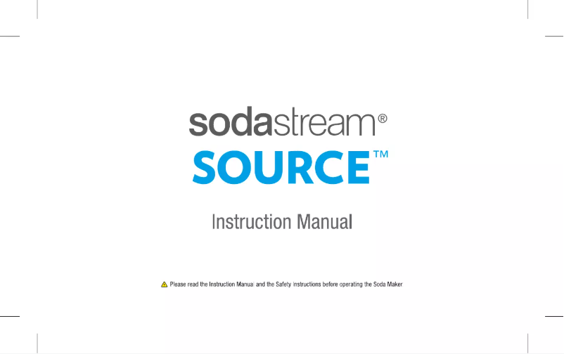 First page image of the manual for Source