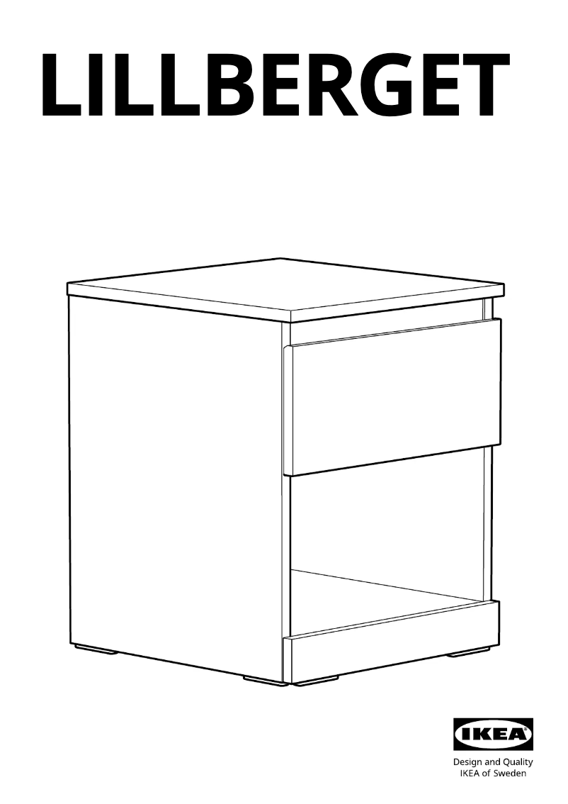 First page image of the manual for LILLBERGET 105.675.68