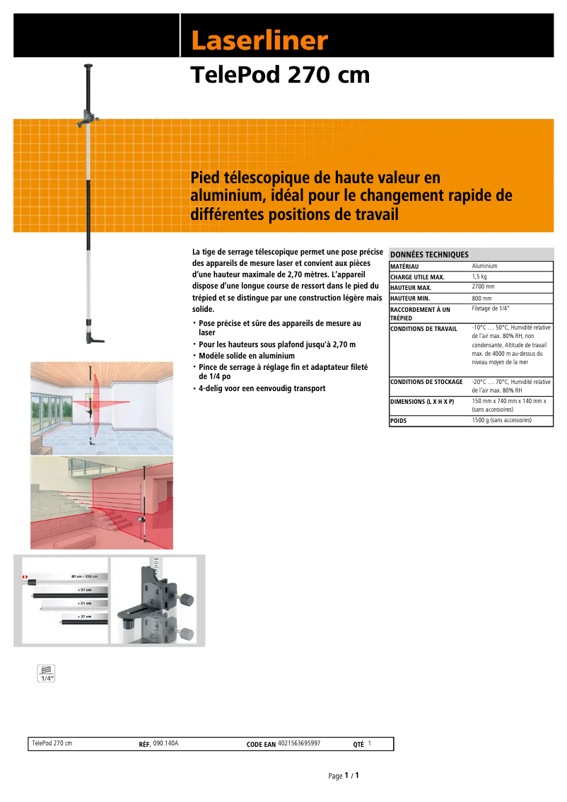 First page image of the manual for TelePod