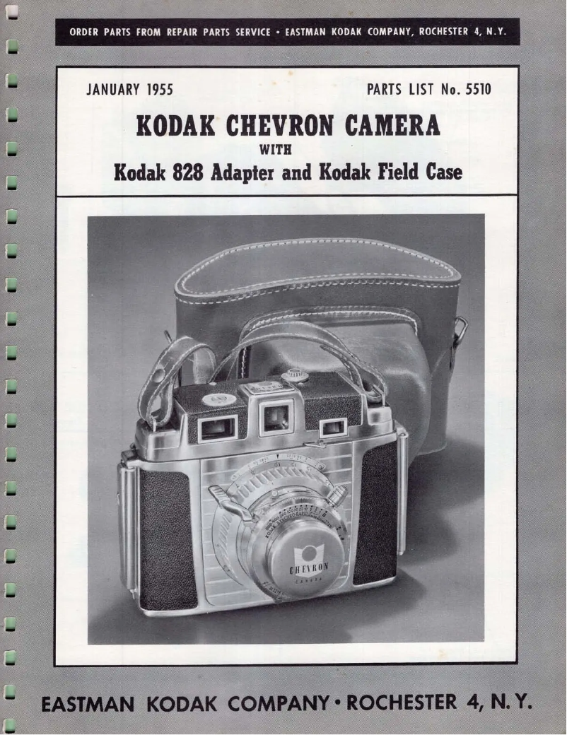Page 1 of the manual Instructions / Assembly Kodak Chevron