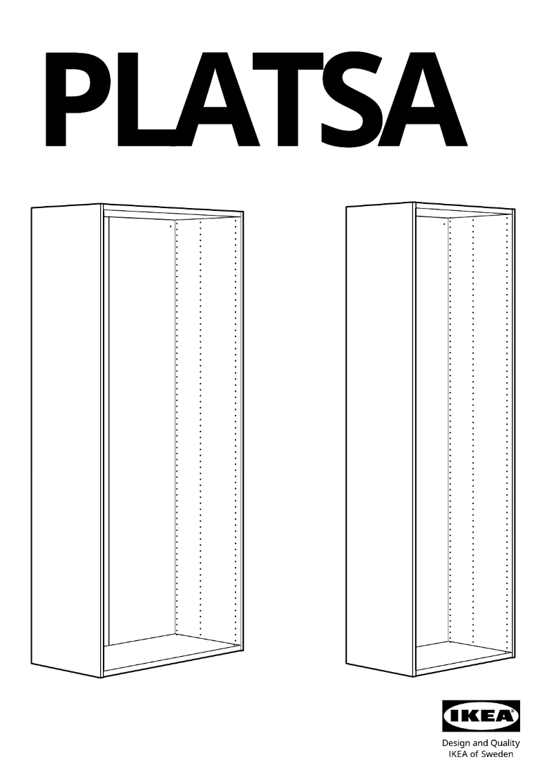 First page image of the manual for PLATSA 403.874.86