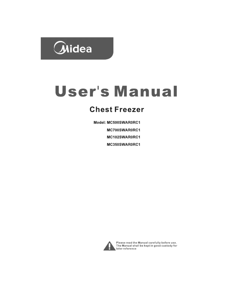 First page image of the manual for MC350SWAR0RC1